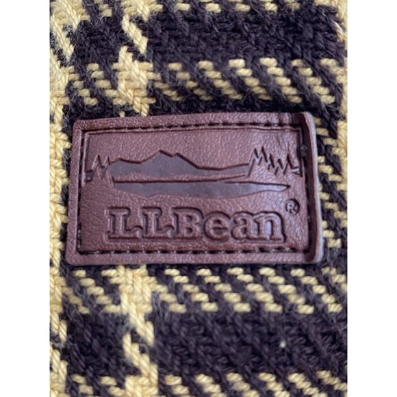 NWT LL Bean 1912 Overshirt Men’s L Tall Slightly Fitted Mustard Brown Plaid Jac - Picture 10 of 16